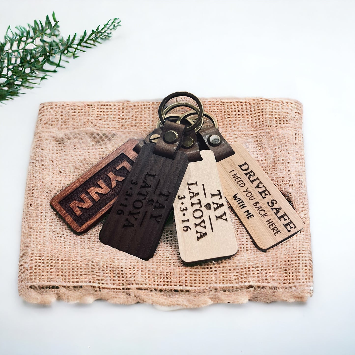 Engraved Keychain personalized & custom